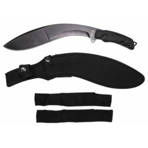 Machete  Kukri schwarz mit Nylonscheide