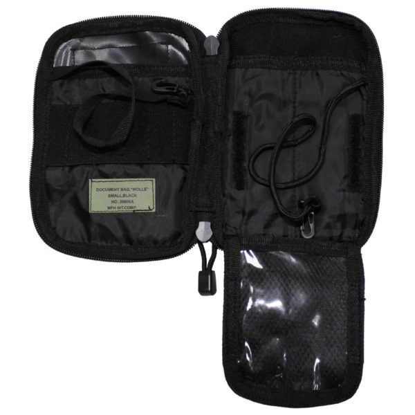 Dokumententasche klein Molle schwarz – Bild 3
