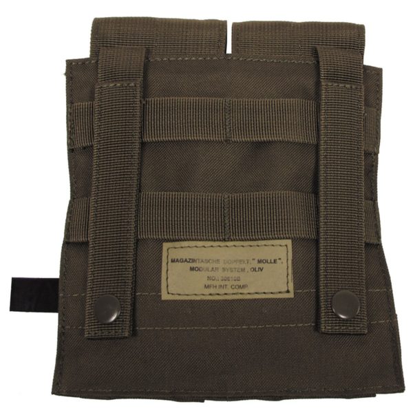 Magazintasche 2-Fach Molle oliv – Bild 2