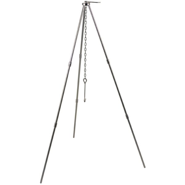 Trekking Dreibein mit Haken und Kette mit Tasche