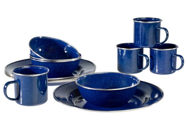 Kochset Western Emalliert 13 teilig/4 Personen – Bild 3