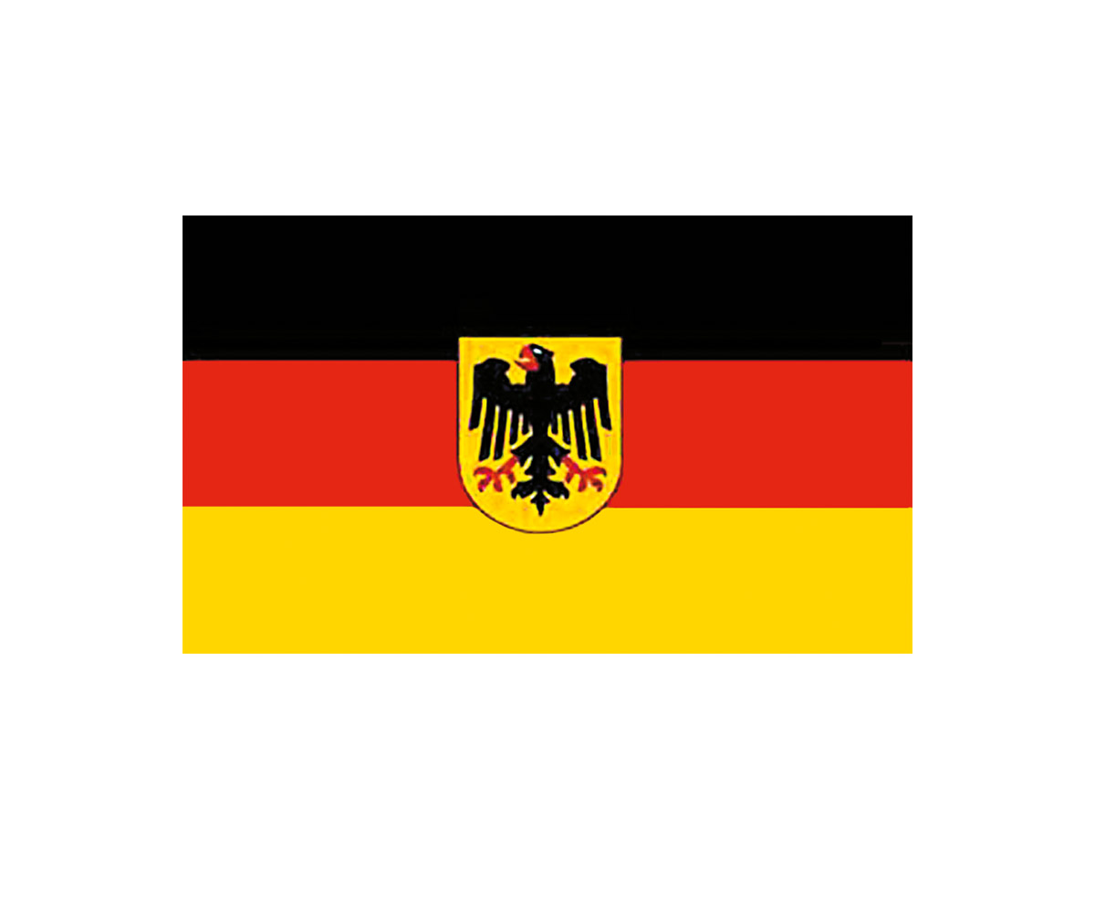 10 x Autofahne Deutschland Autofensterfahne mit Adler Fahne Flagge
