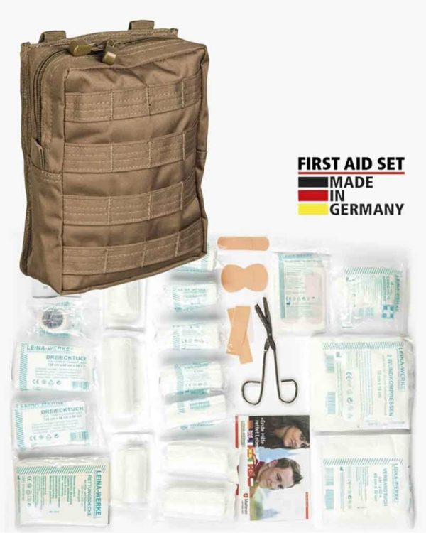 First AID SET Leina 44 teilig coyote