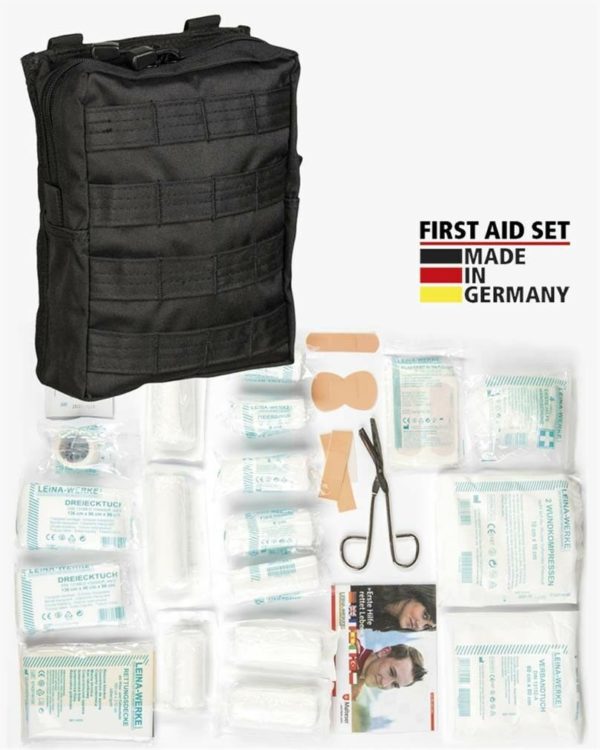 First AID SET Leina 44 teilig schwarz