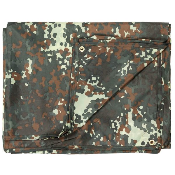 Mehrzweckplane Tarp flecktarn 300 x 400 cm