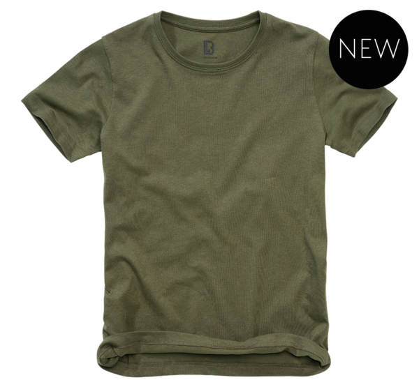 Kinder T-Shirt oliv