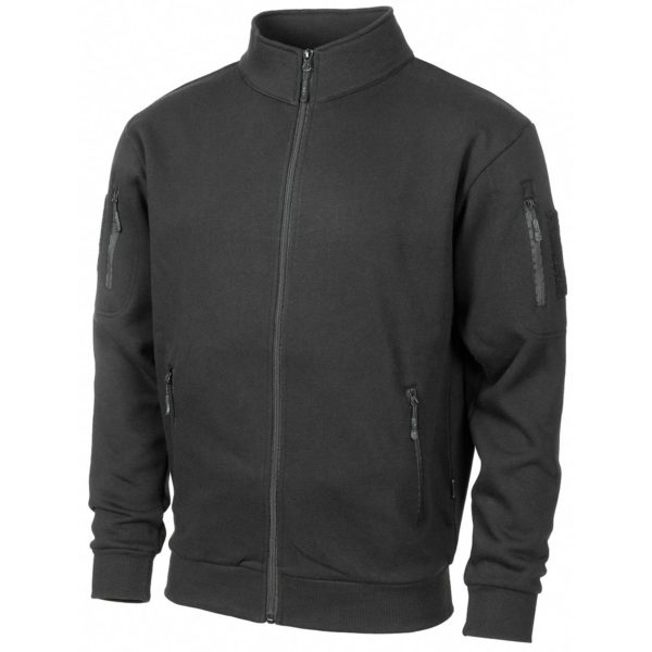 Sweatjacke Tactical schwarz