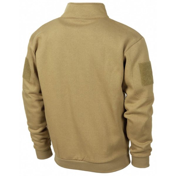 Sweatjacke Tactical Coyote – Bild 2