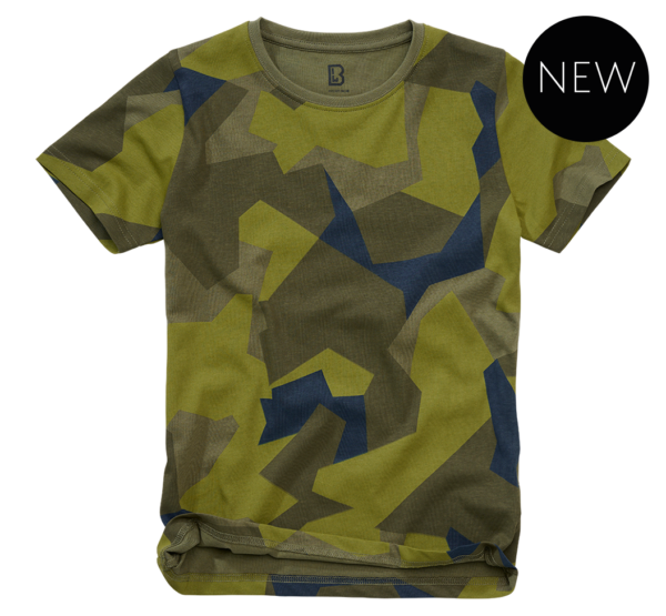Kinder T-Shirt swedisch camo