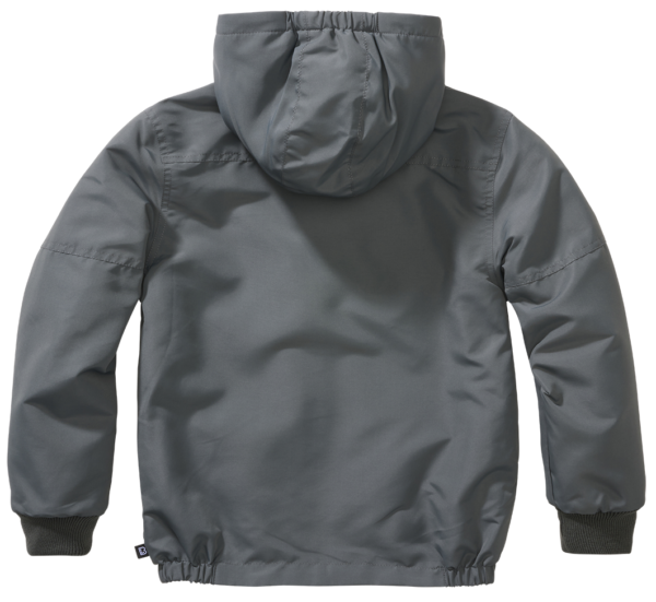 Kids Windbreaker Frontzip anthracite – Bild 2