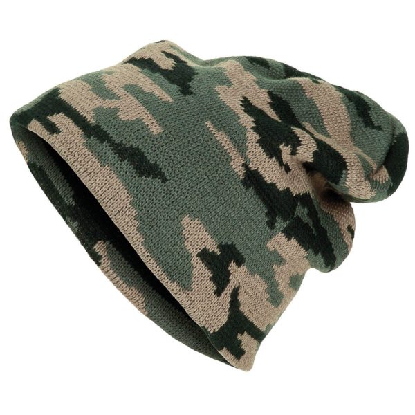 Strickmütze Beanie woodland