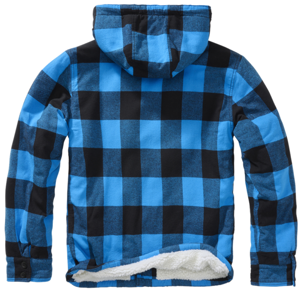 Holzfällerhemd Hooded black-blue – Bild 2