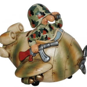 Fun Division Soldat Flugzeug Spardose