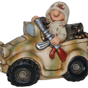 Fun Division Soldat Geländwagen desert tarn Spardose