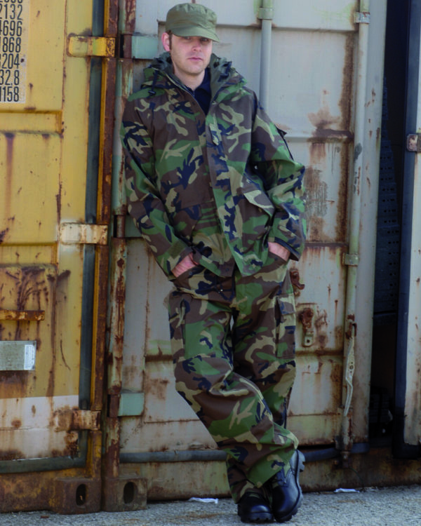 US Nässeschutz Jacke Trilaminat woodland
