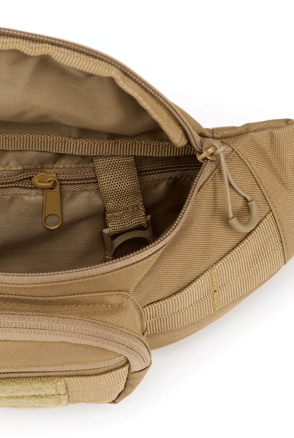 Waistbeltbag -Hüfttasche Molle coyote – Bild 3