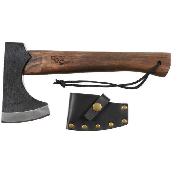 Axt Viking Holzstiel ,Lederscheide – Bild 2