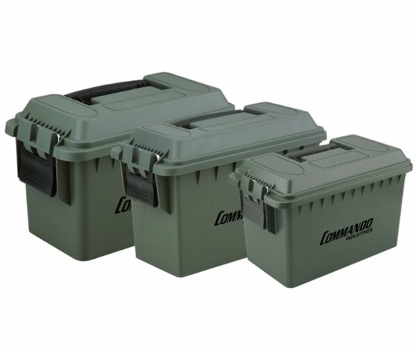 Commando Munkisten/Outdoorbox oliv  3 er SET