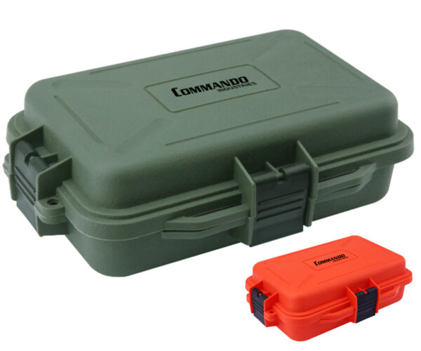 Survival und Outdoor Dry Box, oliv/orange