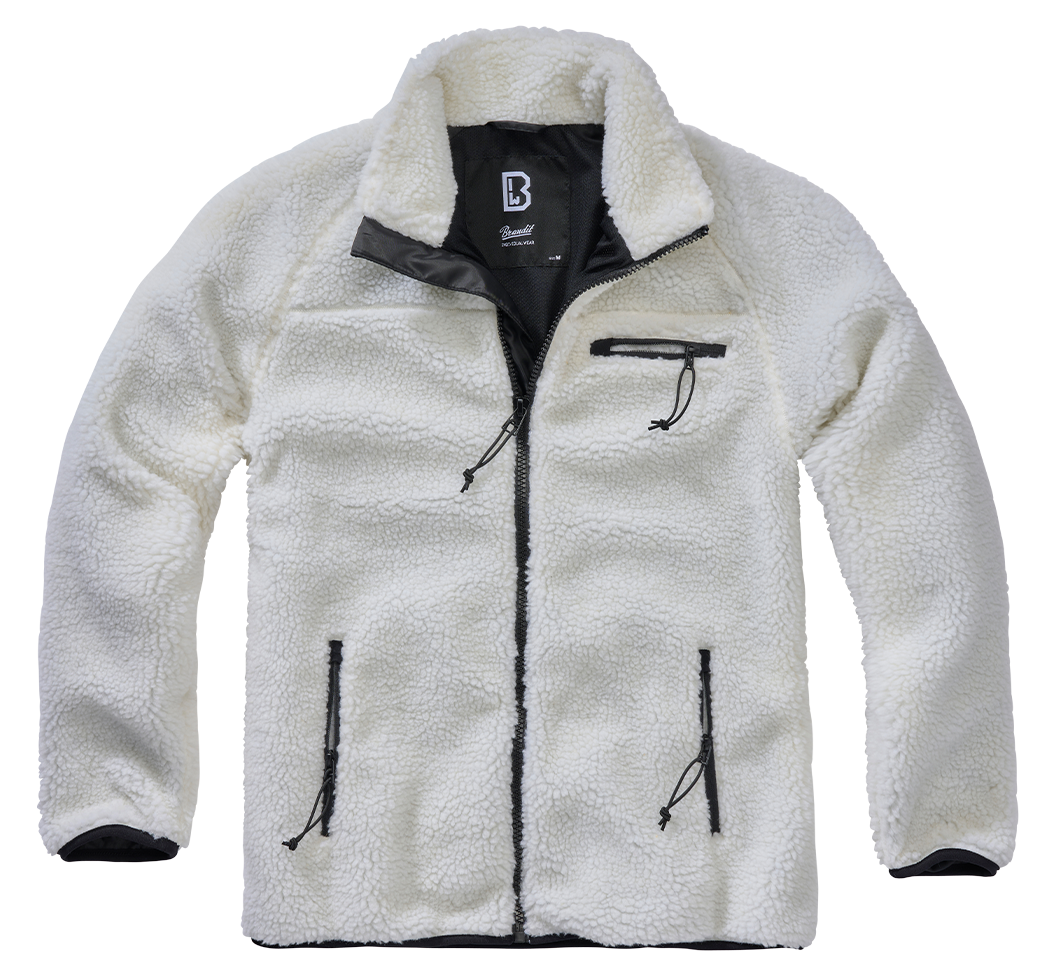 Teddy Fleece Jacket white