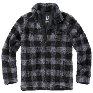 Teddy Fleece Jacket black/grey