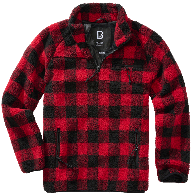 Teddyfleece Troyer Red /Black